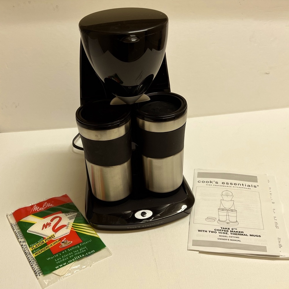 Brand New Cooks Essentials Coffee Maker. CETCM2